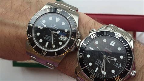 omega planet ocean titanium vs rolex submariner|seamaster Rolex.